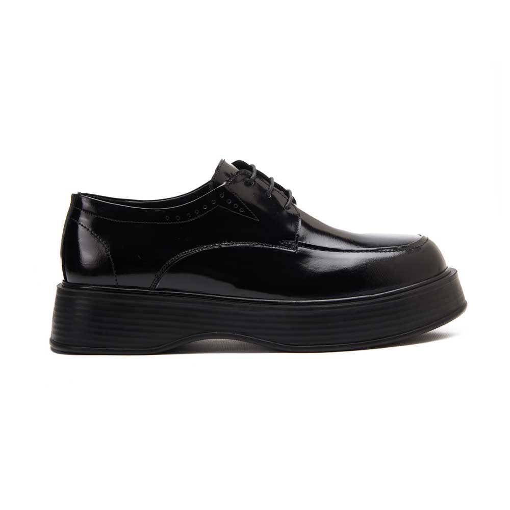 Men's Stylish leather shoes - Black