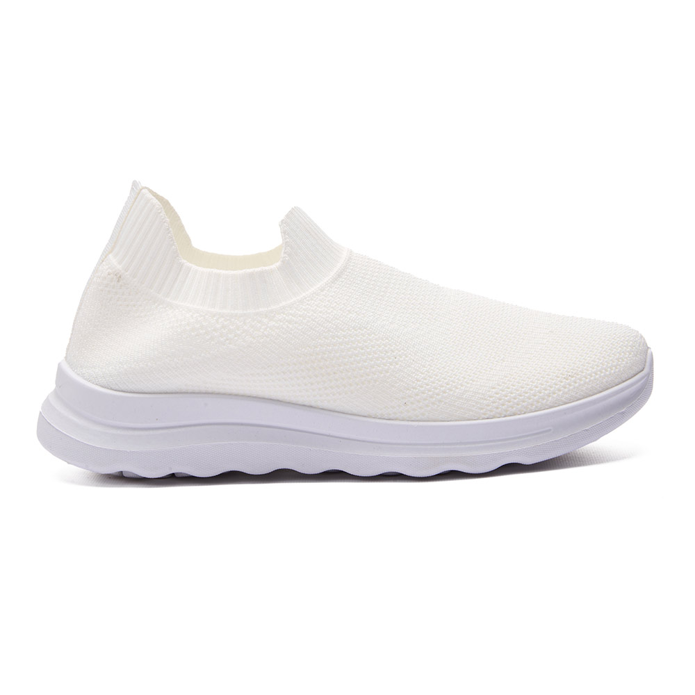 Men's knit sneakers - White