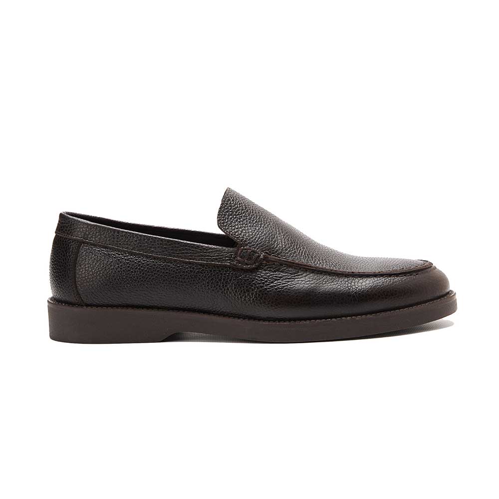 Men's leather moccasins - Brown