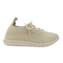 Women's fabric sneakers - Beige