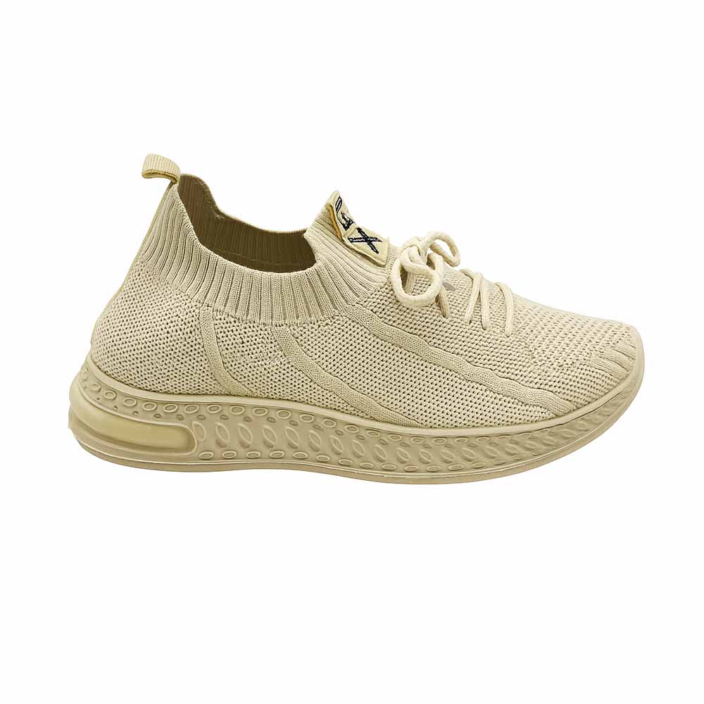 Women fabric sneakers - Beige