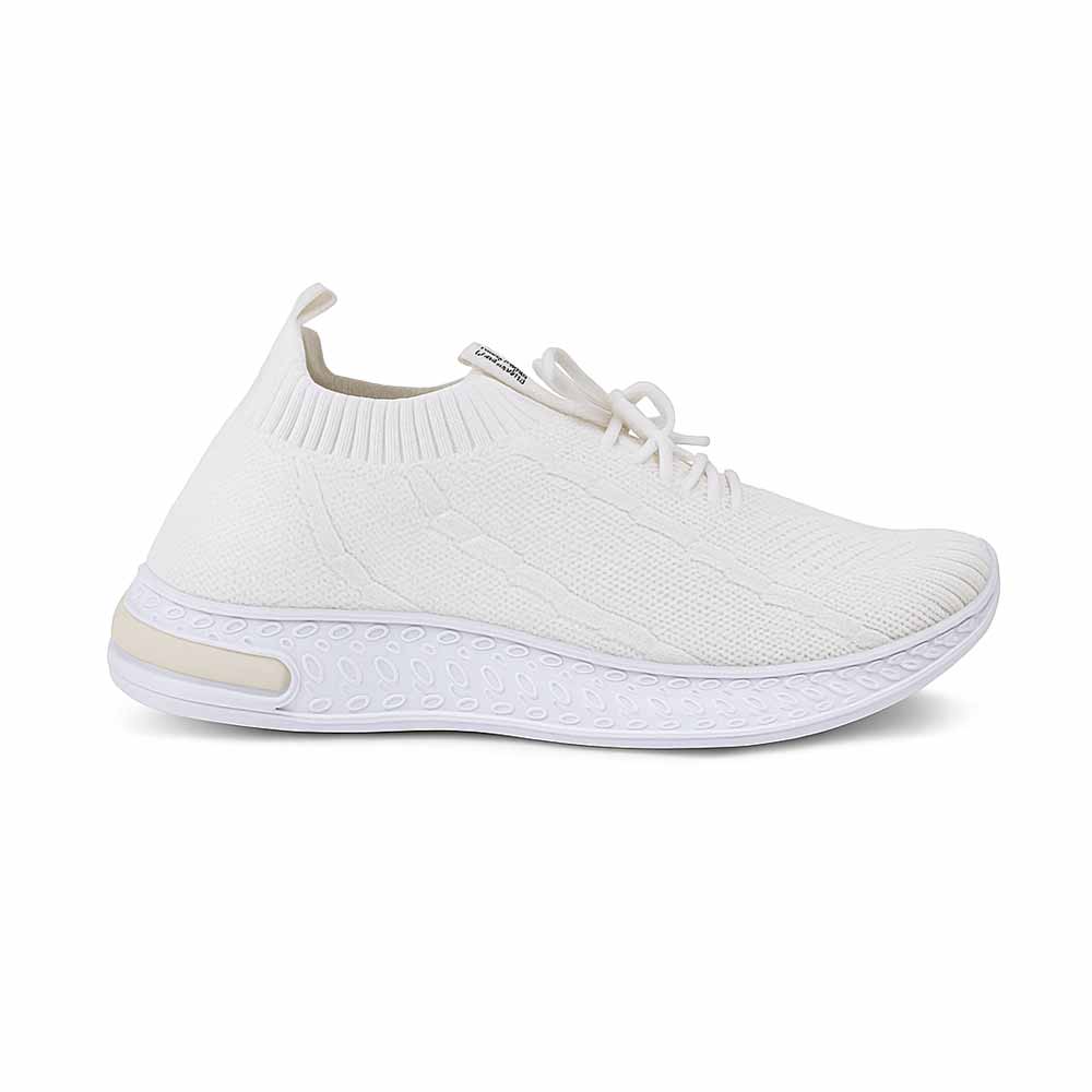 Women knitted sneakers - White