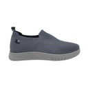 Men knitted slip-ons - Grey