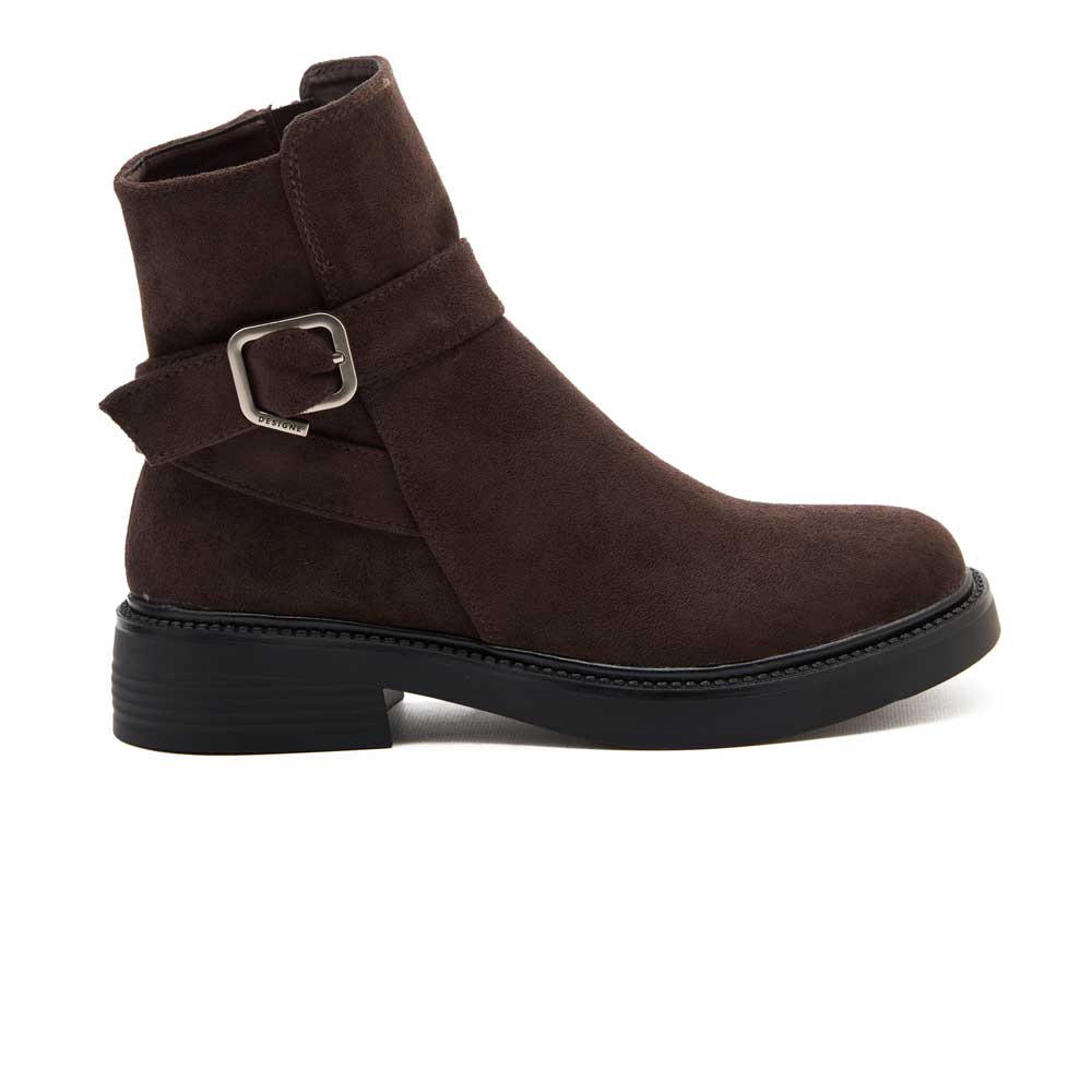 Women chamois boots - Brown