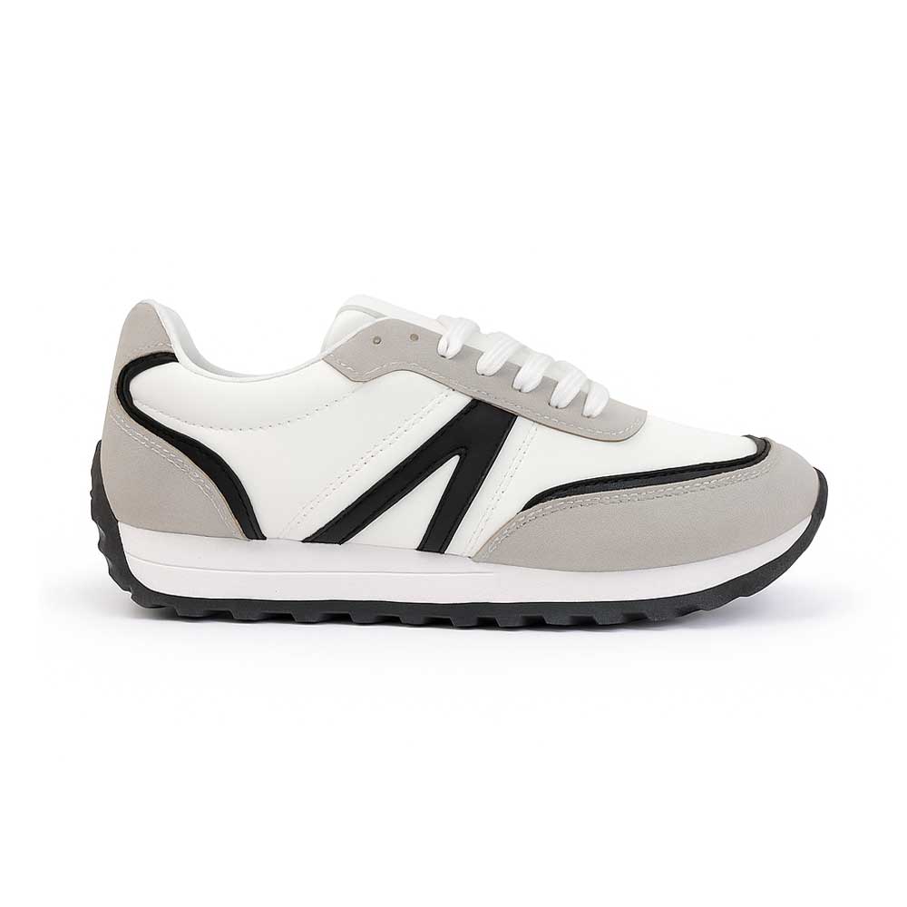 Women's Retro Sneakers - White*Black