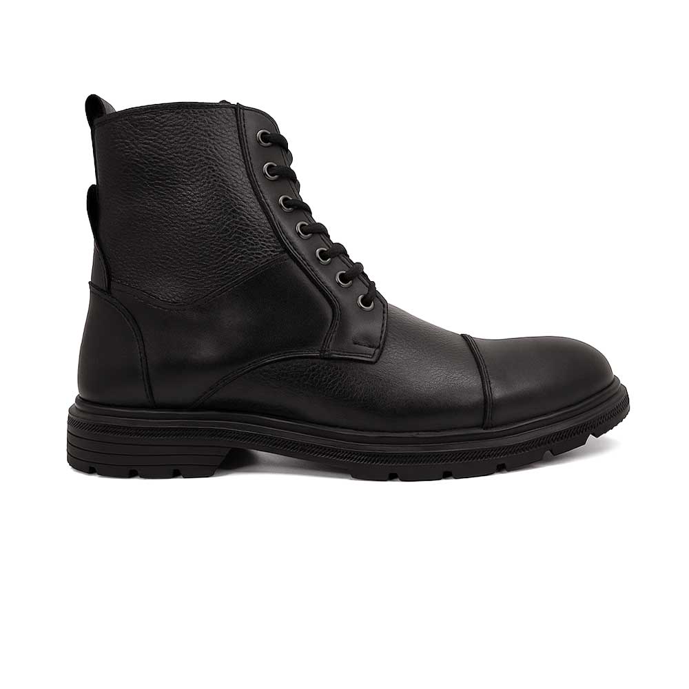 Men's leather half boot - Black