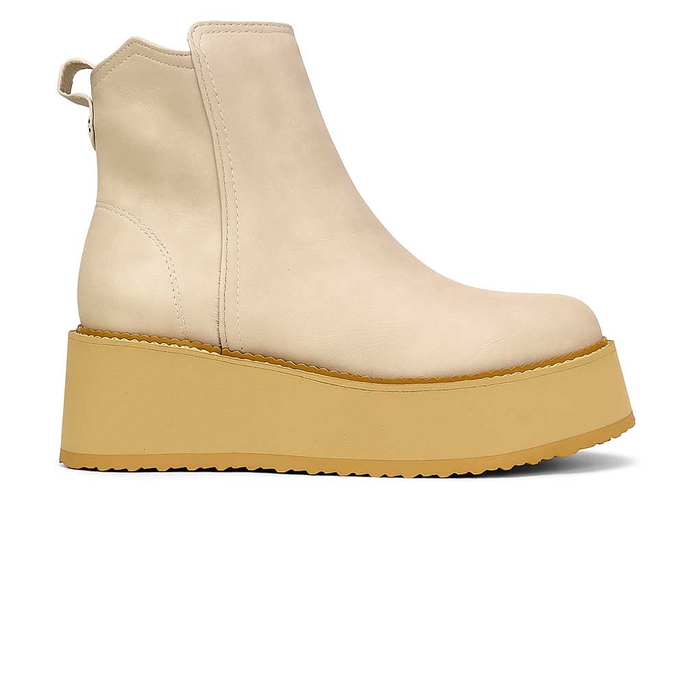 Women's Platform Boot - Off White