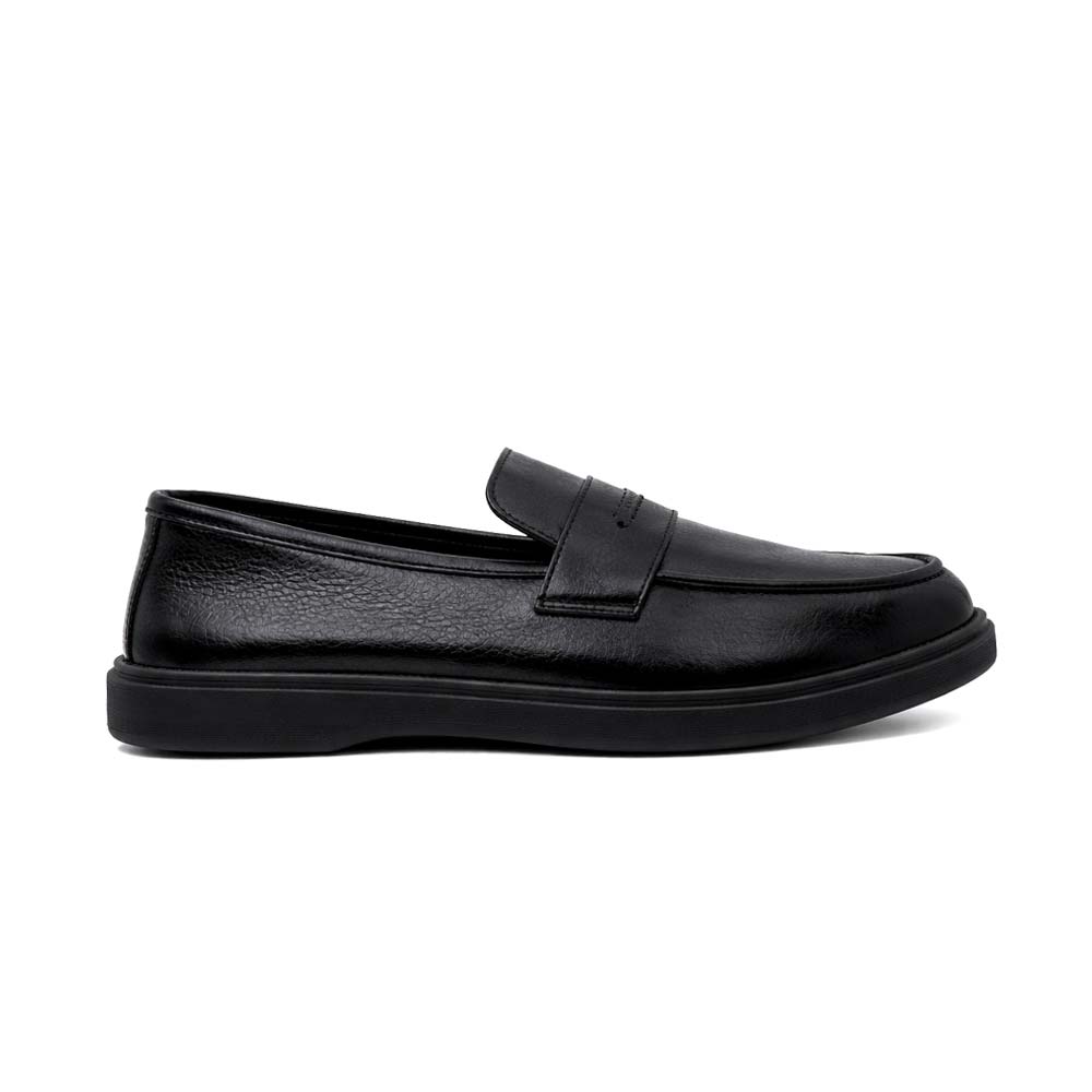Men's Penny Leather Loafer - Black