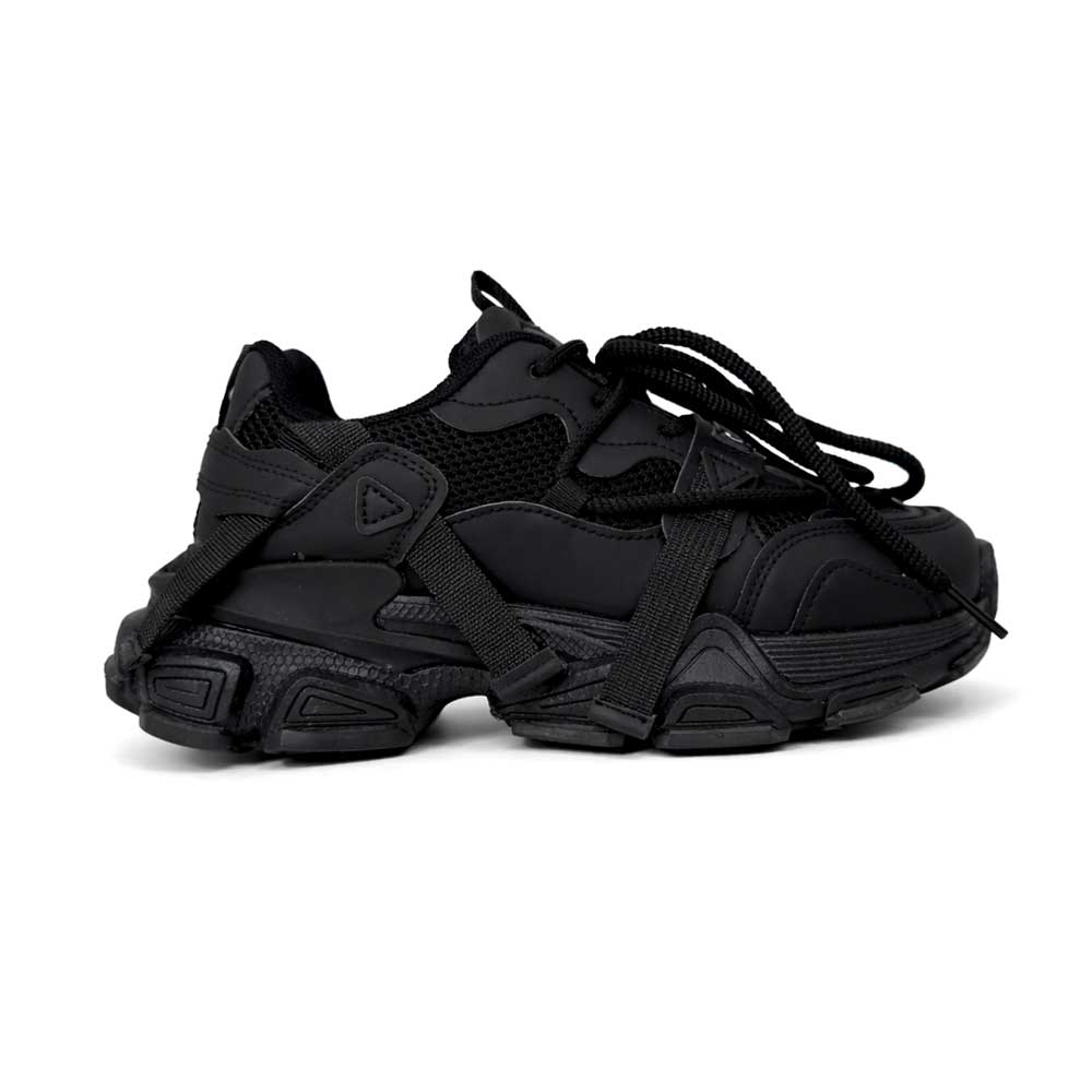 Women's Chunky Sole Sneakers - Black