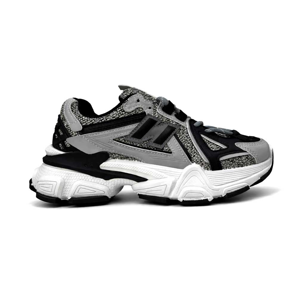 سنيكرز نسائي مودرن بنعل شانكي - أسود