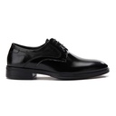 Glossy leather Derby shoes - Black