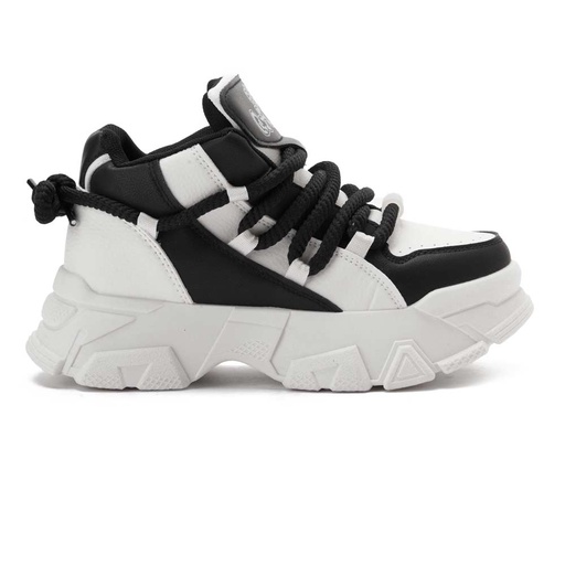 Women Trendy Fashion Sneakers - Black
