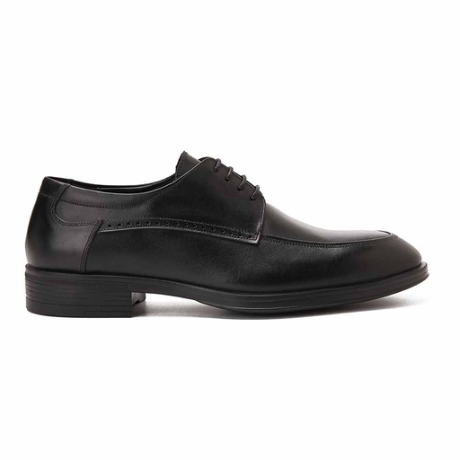 Genuine leather men casual shoe - Black