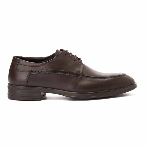 Genuine leather men casual shoe - Brown