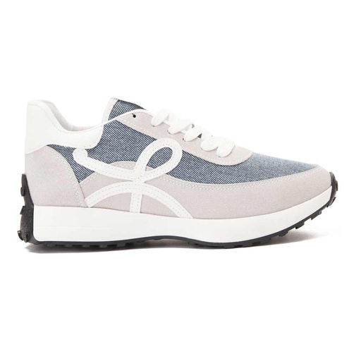 Jeans upper sneakers - Grey