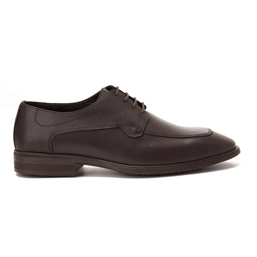 Men leather classic shoes - Brown