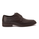 Men leather dress shoes - Brown