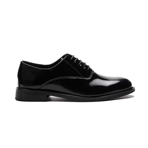 Glossy Men Shoes - Black