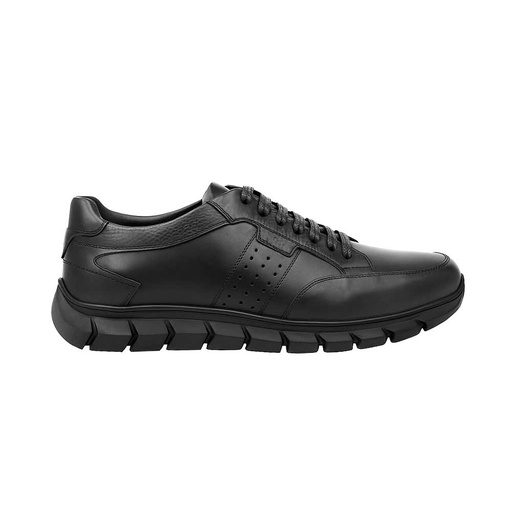 Men geniune leather Shoes - Black