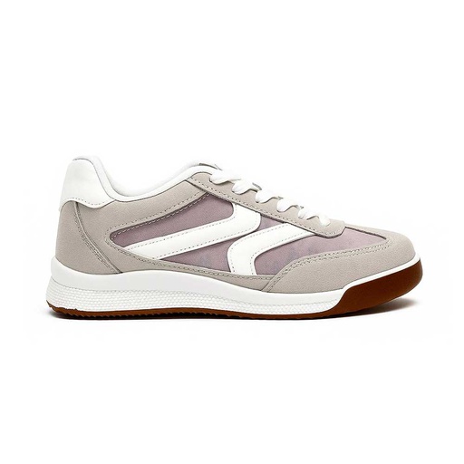 Women's Retro Suede Sneakers - Purple