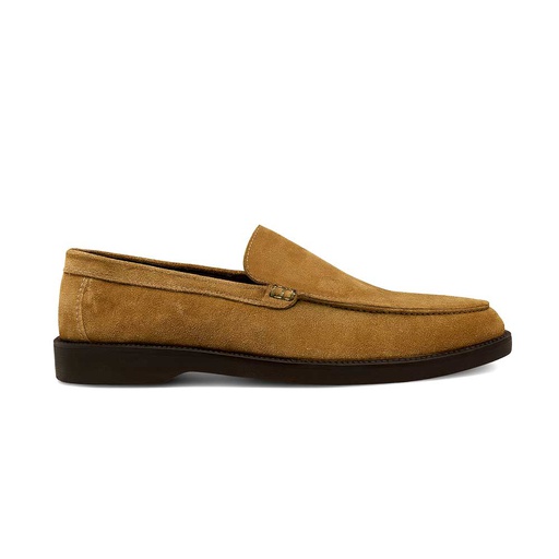 Men's Suede Moccasin - Beige