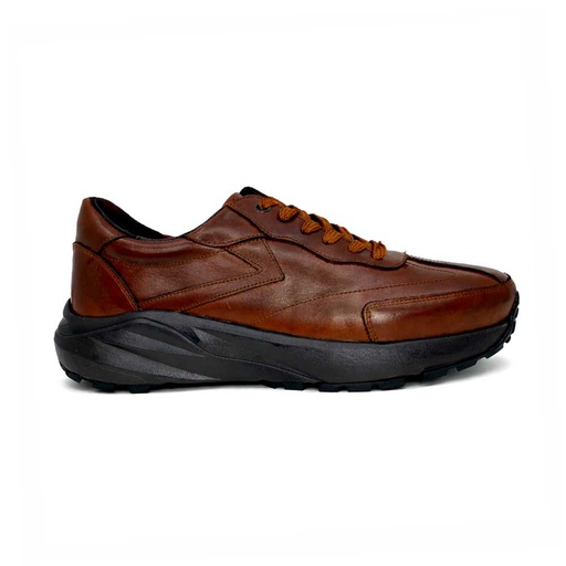 Men's Genuine Leather Shoes - Havana