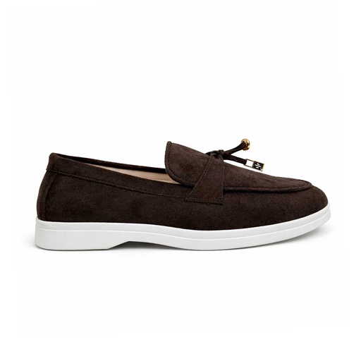 Women's Suede Loafer - Brown